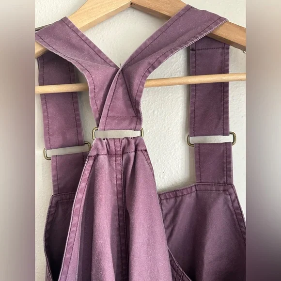 Caron Callahan Bria Jumpsuit Mulberry Canvas OG $395 Size M - Picture 7 of 12
